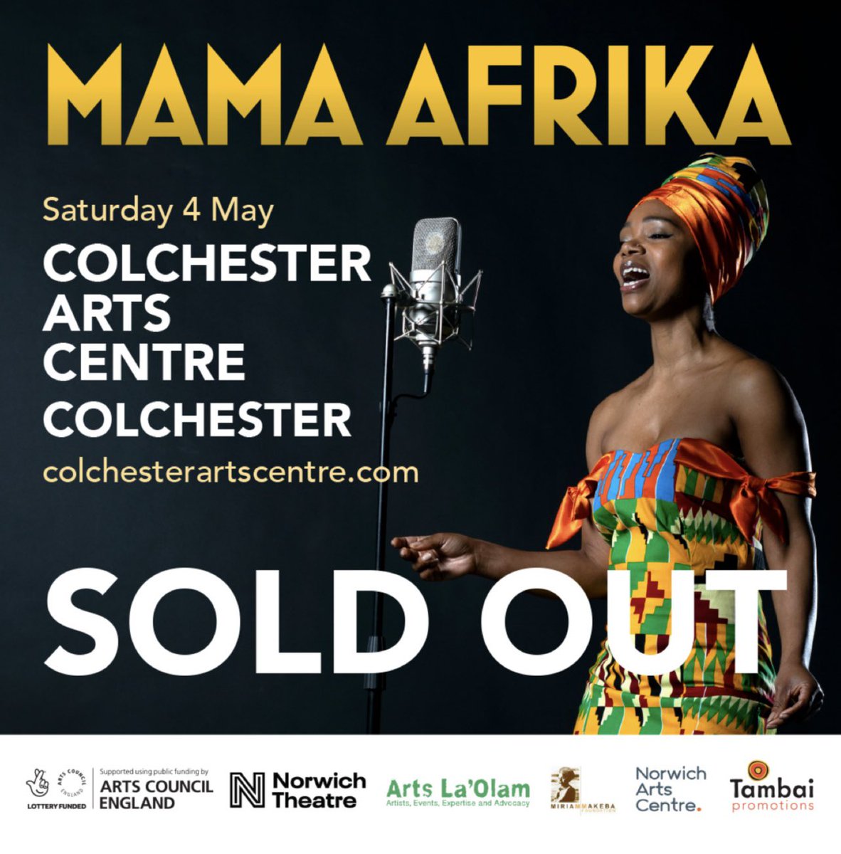 Absolutely amazing to have another SOLD OUT show last night @ColchesterArts!🎉 

Upcoming dates @StoryhouseLive on the 17th May and @derbytheatre on the 30th May next. Venues are selling out fast!

Visit our website to check out dates near you
annamudeka.co.uk
#LetsCreate