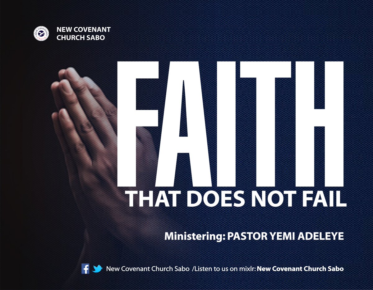 SUNDAY SERVICE
Topic: THE FAITH THAT ENDURES TO THE END (Part Four)
Text: Luke 22:31-34
Preacher: PASTOR YEMI ADELEYE
Date: 5TH MAY, 2024

#SundayService #OurYearOfGodsVisitation #NccSaboKd #May #FaithThatDoesNotFail #WordSession #PstYemiSaid