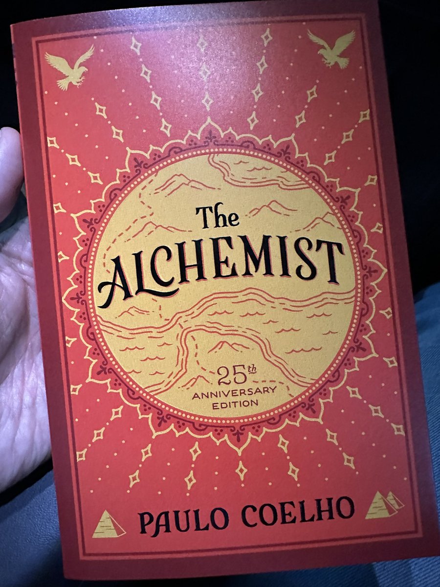 Excited for this. First bit of fiction in a very very long time. #thealchemist