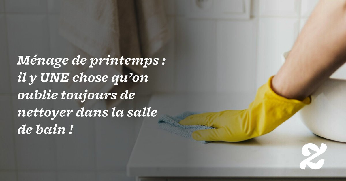 Ménage de printemps : il y UNE chose qu’on oublie toujours de nettoyer dans la salle de bain ! ➡️ l.madmoizelle.com/Hhb