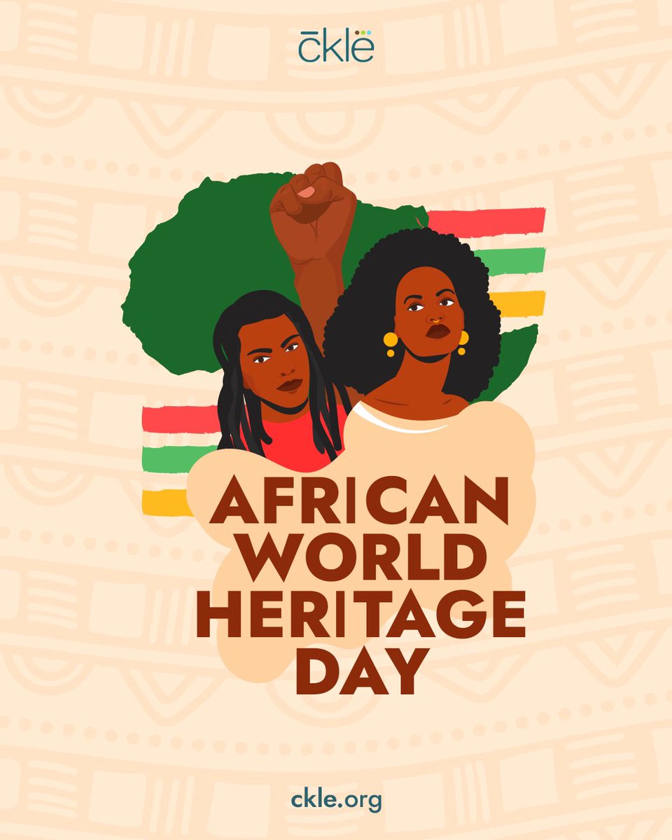 "We're proud to celebrate #AfricanWorldHeritageDay ! As a communications agency rooted in Africa, with a team spread across the continent, we're determined to highlight the richness of our culture in everything we do. Join us in celebrating our heritage.

#AfricanHeritage #CKLE"