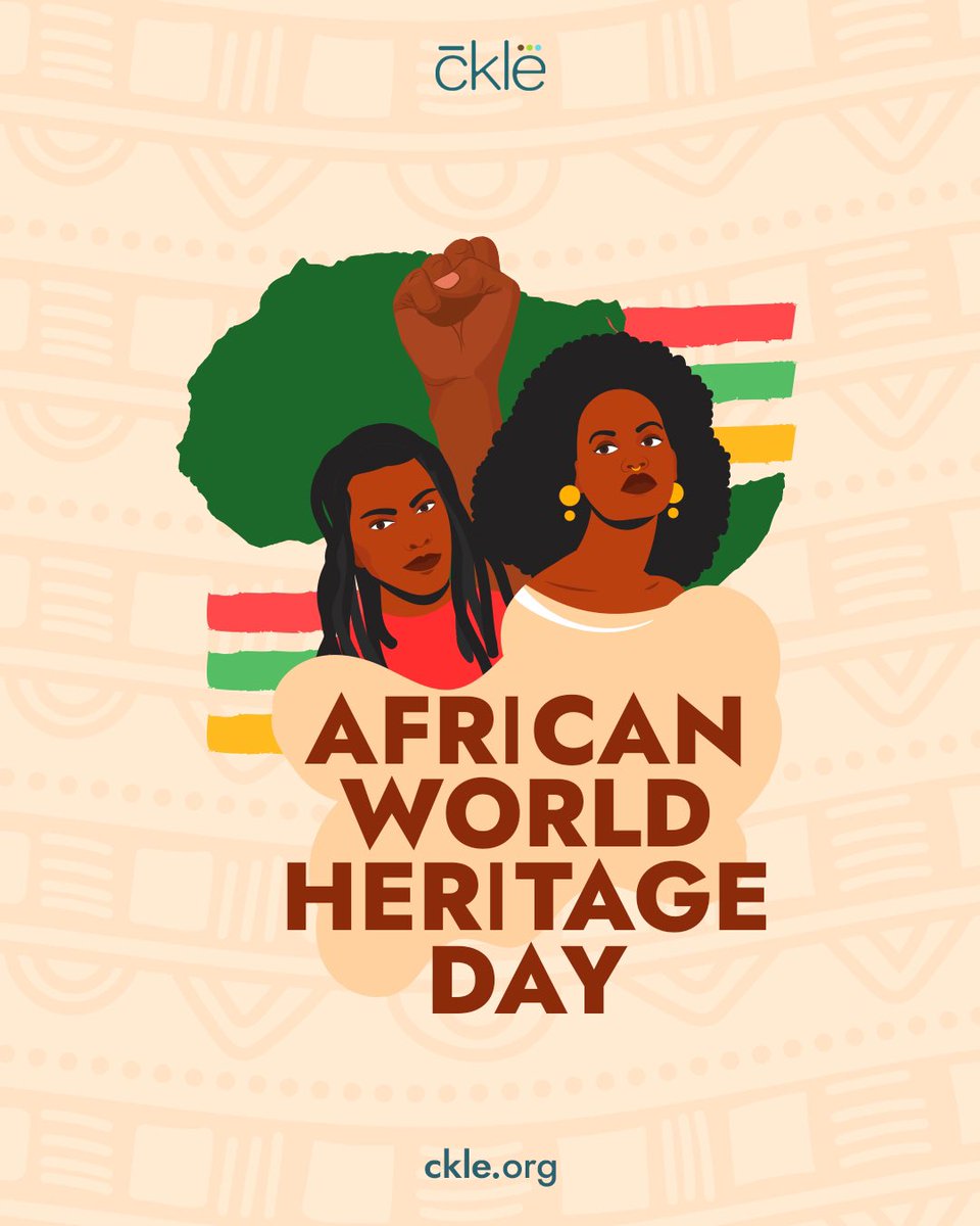 'We're proud to celebrate #AfricanWorldHeritageDay ! As a communications agency rooted in Africa, with a team spread across the continent, we're determined to highlight the richness of our culture in everything we do. Join us in celebrating our heritage.

#AfricanHeritage #CKLE'