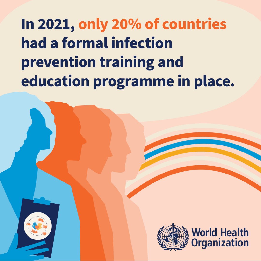 Sharing knowledge about hand hygiene and infection prevention and control (IPC) is still so important because it is ultimately a very effective way to stop the spread of harmful germs in healthcare. #WHHD2024