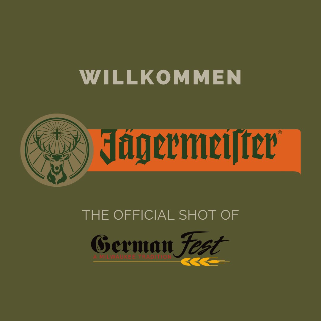 We are excited to welcome Jägermeister as the Official Shot of German Fest 2024!

Jägermeister's support of A Milwaukee Tradition is greatly appreciated.

#germanfestmilwaukee #TheOriginalHausParty #traditions #germanfest #GermanfestMKE #wisconsinlife #Milwaukee #juchitzer