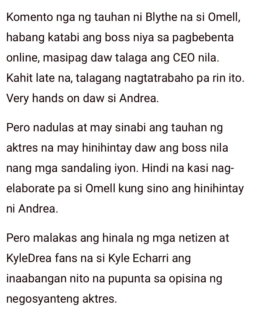 Abante!natagpuang  nag aabang din sa #KyleDrea 

SKY INVADES PAMPANGA 
Andrea Brillantes