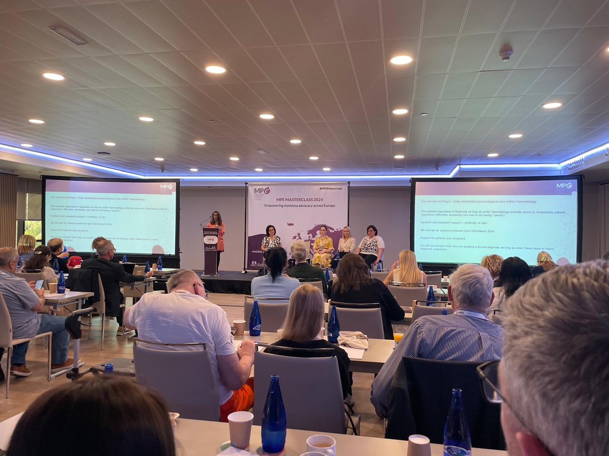 The #MPEMasterclass panel discussion on supportive care for #myeloma and #ALamyloidosis patients is going on right now. Experts Surabhi Chaturvedi, Dr. Orla McCourt, Dr. Mirjana Rajer and Christine Skeet are sharing insights and best practices. #SupportiveCare
