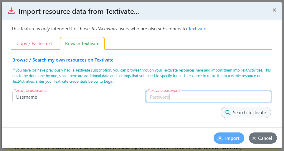 ℹ️ Importing @textivate resources to TextActivities.com 👇👇👇 #TextActivities #ExploitingTexts #mfltwitterati #langchat #mflchat textactivities.posthaven.com/importing-text…