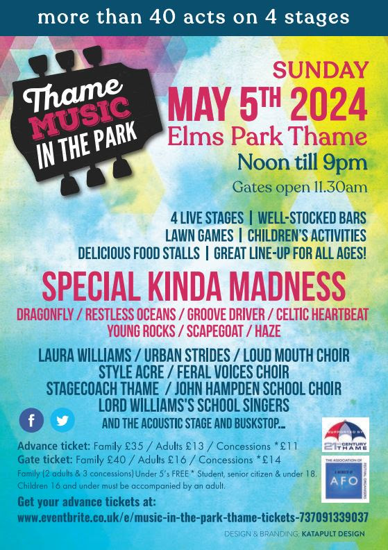 This is todays adventure. Always fun! If you are local, pop down. Lots of entertainment and the sun is shining... @MusicInThePark ...