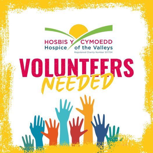 Volunteers are crucial to Hospice of the Valleys ability to deliver essential care to all our Patients who are living with a life limiting illness. We always want to hear from local people who feel they can volunteer their time – so do get in touch. buff.ly/3HfUrIZ