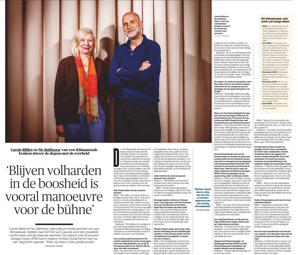 Het blijft waanzin Dat burgers via een <a href="/Klimaatzaak/">De Klimaatzaak</a> hun overheid moeten aansporen tot ècht klimaatbeleid, en dat een minister die tweemaal veroordeeld wordt met een vernietigend arrest v 160 pagina's dat dan maar ondemocratisch noemt. OK.#cassatie dan maar. Wanneer #klimaatactie?