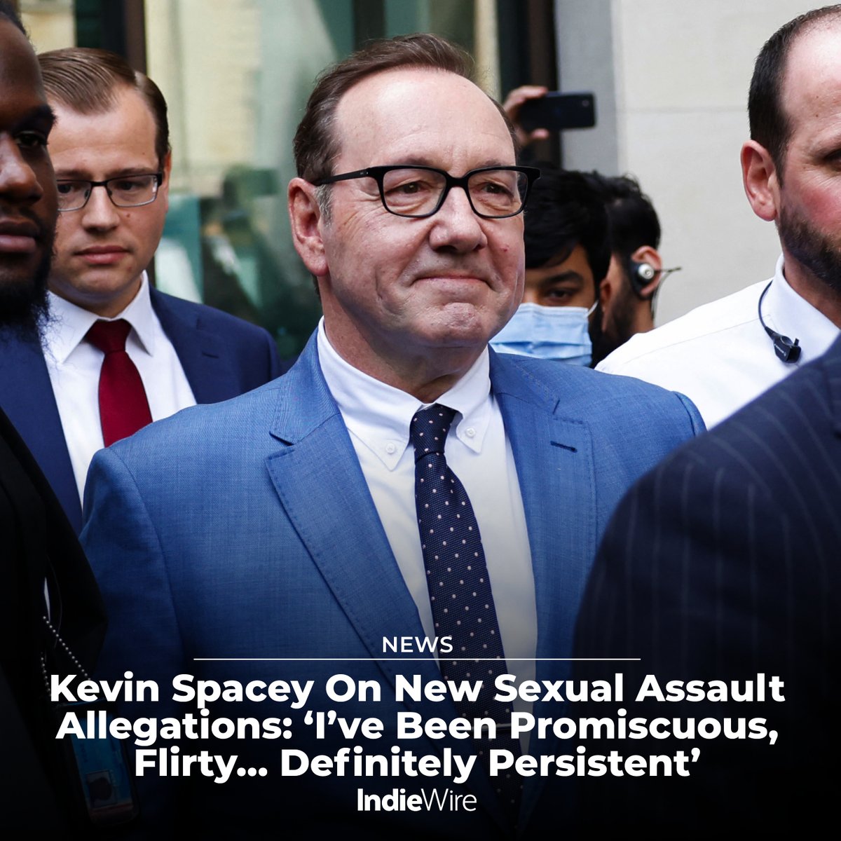'I cried once to try to keep somebody in the room.' Kevin Spacey is defending himself in light of new allegations brought forth in two-part documentary 'Spacey Unmasked': trib.al/m6ACYdf