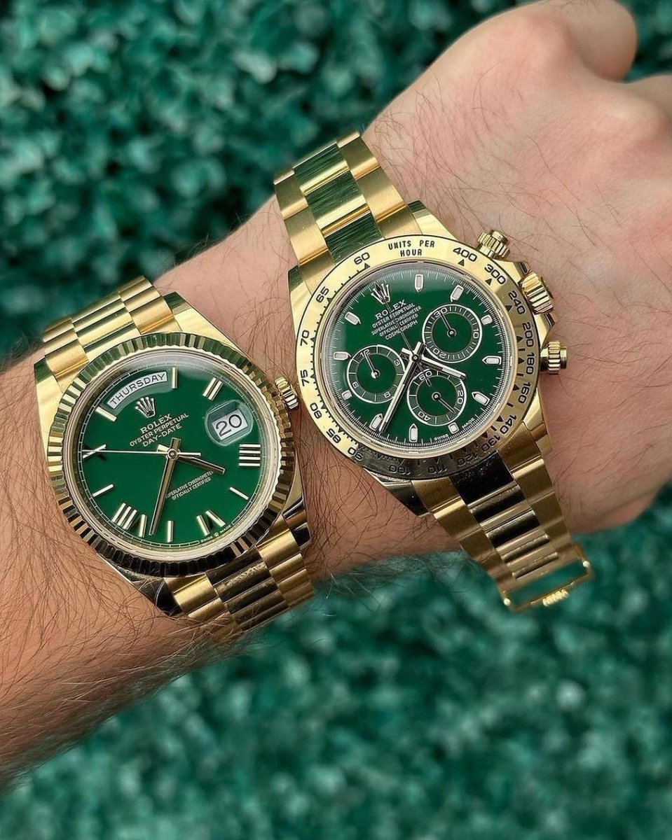 Which green dial are you taking? 🤑