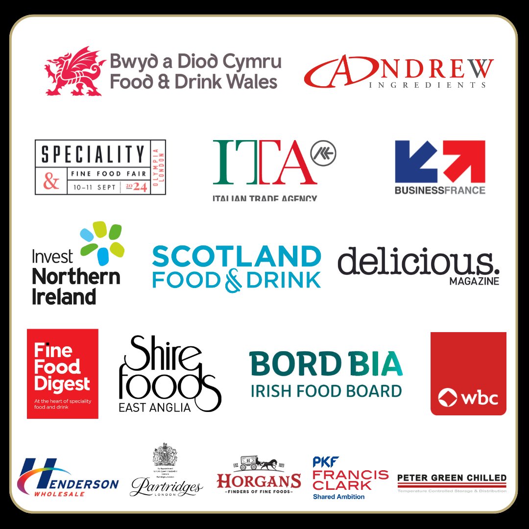 We love welcoming our sponsors into the judging room throughout the season. Great Taste wouldn't be possible without their support, so we'd like to take a moment to thank all of the sponsors & supporters who help us to continue to celebrate the best in fine food & drink 🎉