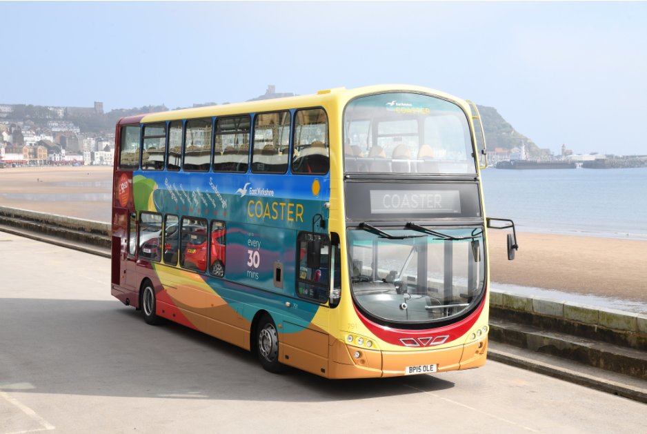 🚍 Step aboard Coaster 12 & 13, providing convenient connections between #Bridlington, #Filey, and #Scarborough, with services running as frequently as every 30 minutes. Let our buses be your gateway to breathtaking beaches and scenic seaside towns.