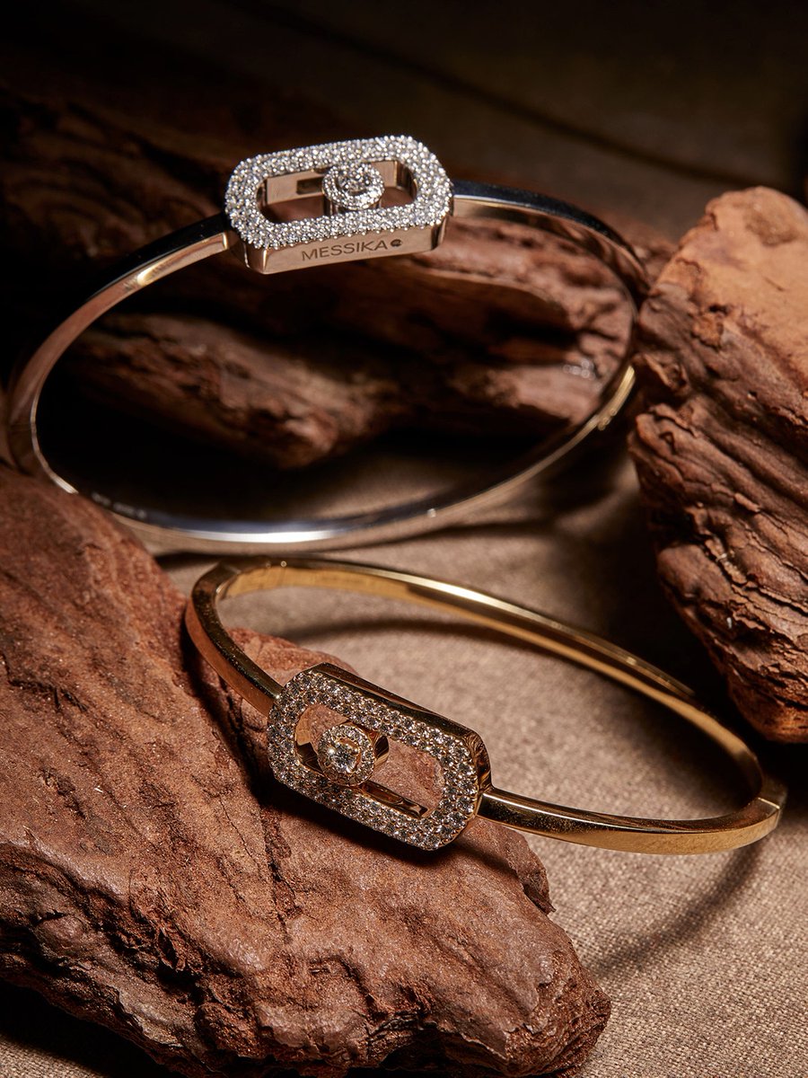 So Move bangles: the signature moving diamond takes on a new dimension and brings timeless elegance to your wrist. Shooting by @Grazia_me #Messika #DisruptingDiamonds
