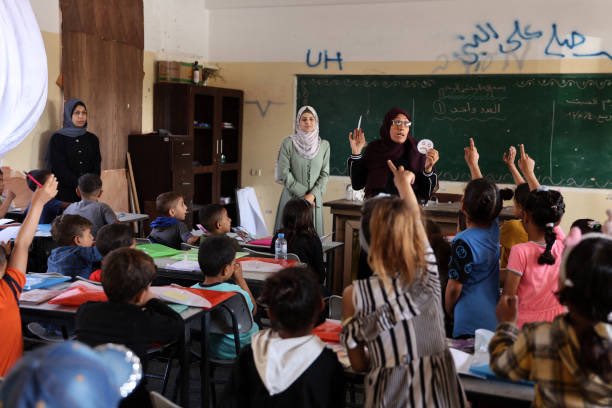 BIG__Brother7's tweet image. Gaza continues to resist.

Kids return to school for the first time in Beit Lahia, Northern Gaza.