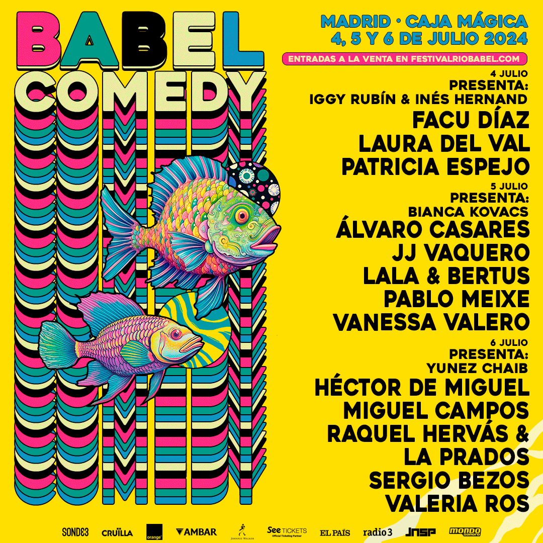 ¿Sabíais que hoy es el día de la risa? Y que mejor día para recordaros el cartel del Babel Comedy con estos pedazo de cómicos🙌 ¡No te lo puedes perder! 🎟️Entradas en: @seetickets y festivalriobabel.com