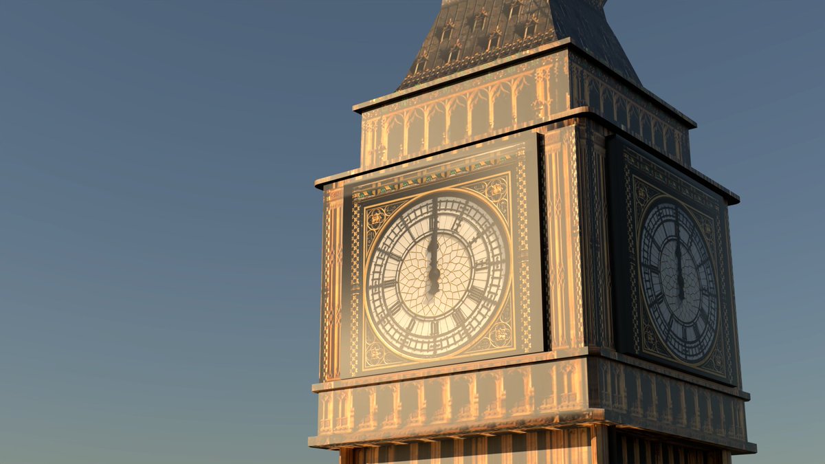 Day 30 of CG Life
Big Ben's modeling is complete!

CG生活30日目
ビッグベンのモデリング完成！
#b3d #blender #blender3d #cg #UK #BigBen #cg