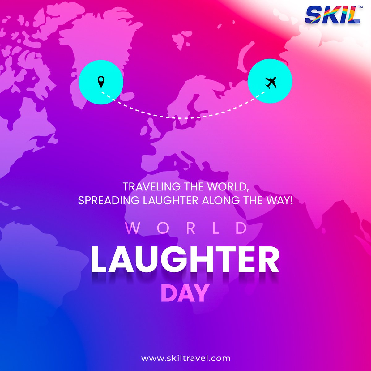 Happy International Laughter Day from SKIL Travel!
😄 Let's add some laughter to your corporate travels with memorable experiences and joyous adventures. 🎉
#SKIL #SKILTravel #worldlaughterday #smilemore #internationallaughterday #goodvibesonly #positiveenergy #spreadhappiness