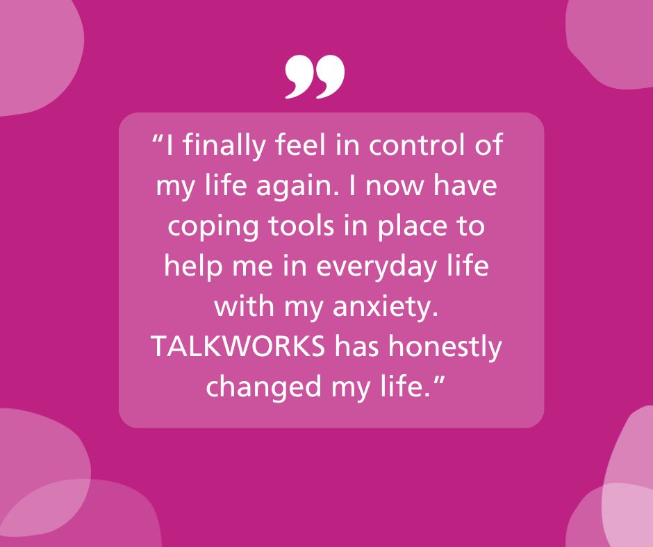 As we come to the end of #MaternalMentalHealthAwarenessWeek, Amy shares her very personal story about the help and support she received from TALKWORKS, following the birth of her son, and how CBT changed her life. Thank you Amy. #PostNatalDepression orlo.uk/nTqto