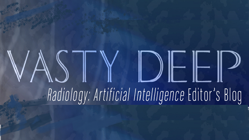 What's new in radiology #AI? Check out The Vasty Deep blog! pubs.rsna.org/page/ai/blog #ML #MachineLearning #ArtificialIntelligence