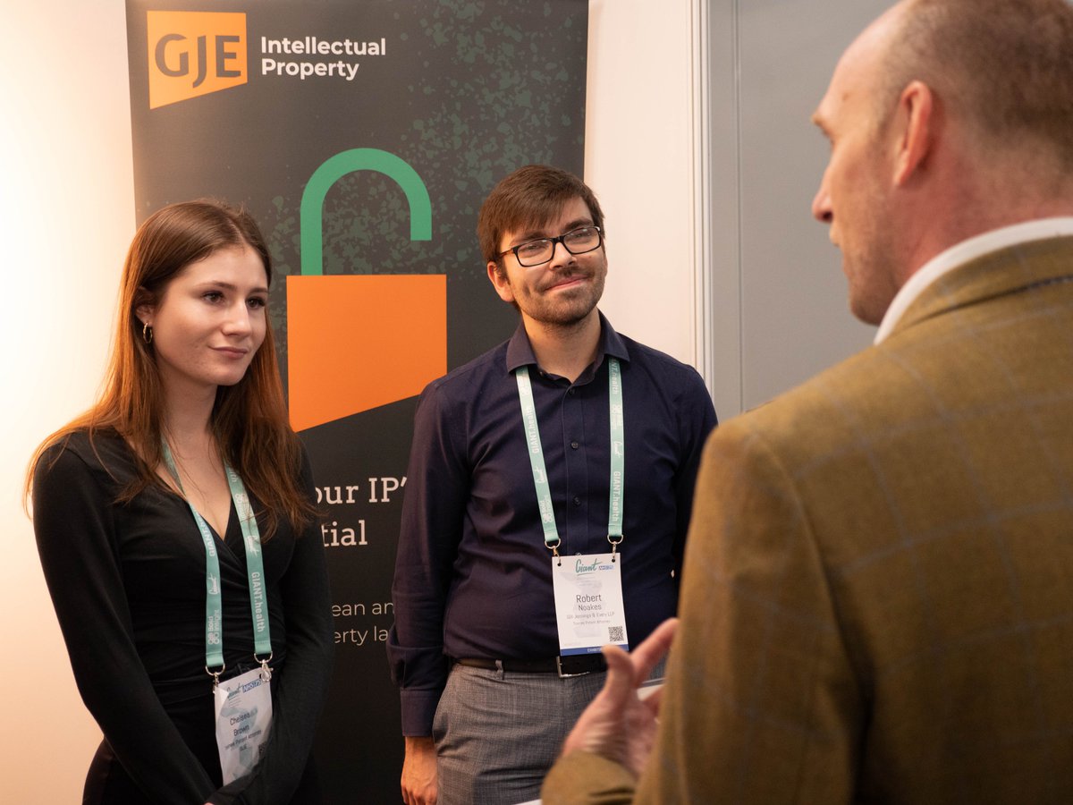 GJE is a specialist #IP law firm.@GJE_llp is listed in first place in the Financial Times’ listing of Europe’s leading Patent Firms.
Big thank you to Robert Noakes & Chelsea Brown for this photo taken at #GIANT2023
We are looking forward to see you at #GIANT2024
#healthtech #tech