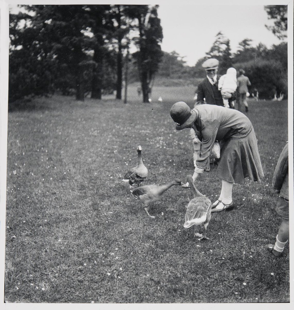 What does your Sunday look like? 🦆 ​ ​Hans Casparius (1900–1986), Regents Park, London 1930, printed 1970–9, available to view by appointment in Tate Britain's Prints and Drawings Room.