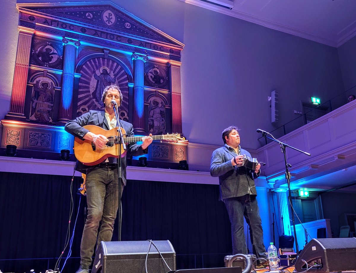 Brilliant @spiersandboden bringing the house down at @BristolFolkFest @stgeorgesbris. Thoroughly deserved standing ovation. Thank you @squeezyjohn and @boden_jon for uplifting our spirits.
