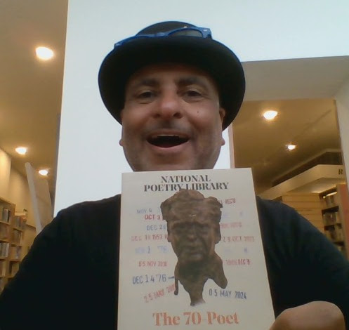 My 227th #PaulAtherton's #alondonerslife2  - Londoners know you have to participate in everything city offers. So in @nationalpoetrylib in @southbankcentre collecting names of 70 poets & writing a new poem to celebrate their 70th anniversary
#LetsGuide #UniquelyLondon @lemnsissay