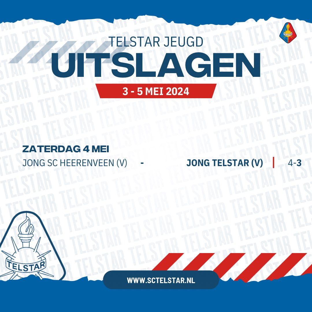 Jong Telstar vrouwen kwam tot tweemaal toe op voorsprong in Heerenveen, maar verloor haar laatste wedstrijd. Doelpunten van Khanchouch, Witteman en Tiebie. Na een succesvol seizoen, resulterend in promotie naar de Eerste Divisie A, is het nu zomerstop voor de beloften.