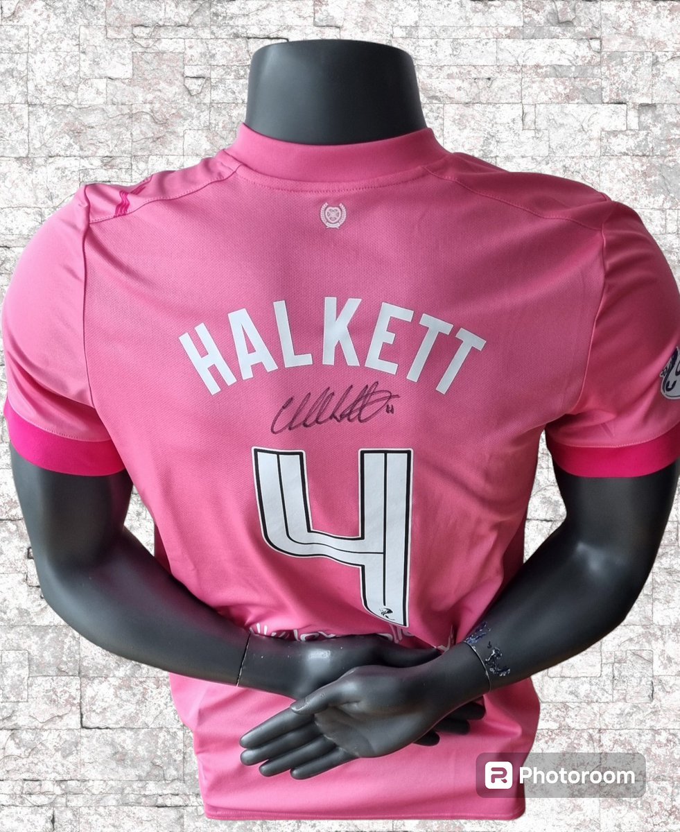 Craig Halkett's away shirt from this season. Hopefully, the big man gets a great preseason in and is back fighting fit for next season ⚽️⚽️⚽️