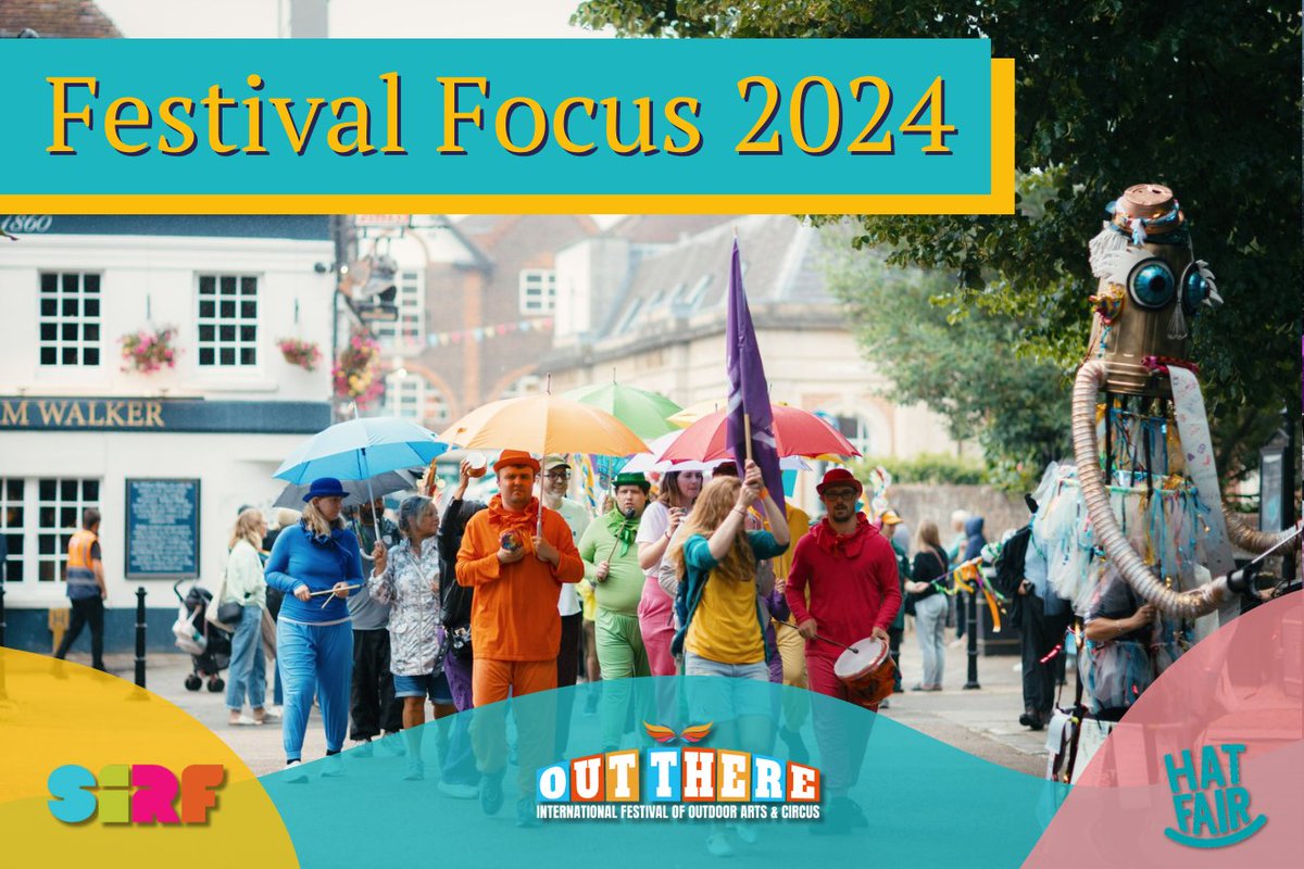 ✨📢 DEADLINE TUESDAY: FESTIVAL FOCUS 2024📢✨ There's still time to get your applications in and come with us to @OutThereArts, @SIRF_Stockton and/or @HatFair. Bursary places available! Apply now >>> ow.ly/tqqr50RekRg Deadline: 7 May #FestivalFocus2024 #OutdoorArts