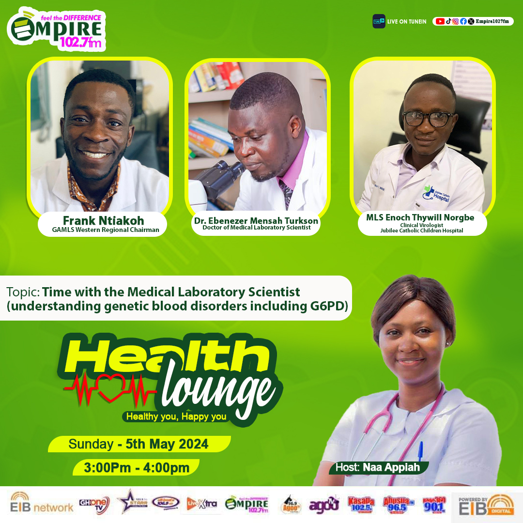 #healthlounge with Naa Appiah #empirefm Edit