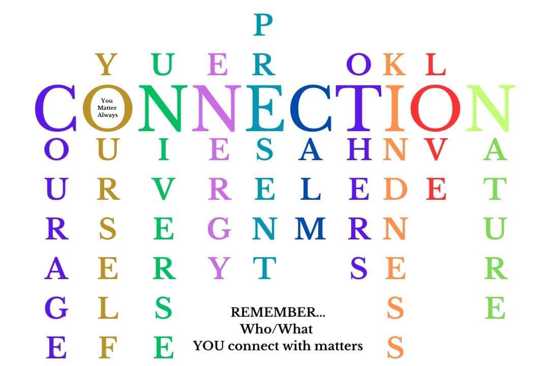 A wee #selfcaresunday reminder about the importance of CONNECTION. Who/what you connect with matters 💜💜💜.
Who/what do you need to connect with more 🤔💜🤔 #YouMatterAlways #connection #whoyouarematters #thepowerofconnection #sundayselfcare