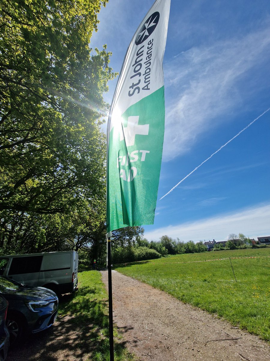 Back out on event cover for the Bluebell 5k run on this beautiful Sunday morning. What a lovely way to spend the morning.

#MySJADay #StJohnPeople #TeamSJA #StJohnInTheCommunity