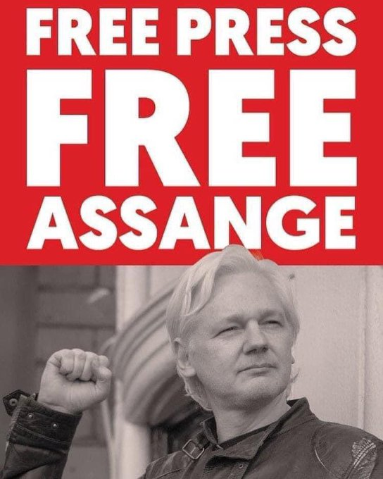 #FreeAssange #FreeAssangeNOW #FreePress