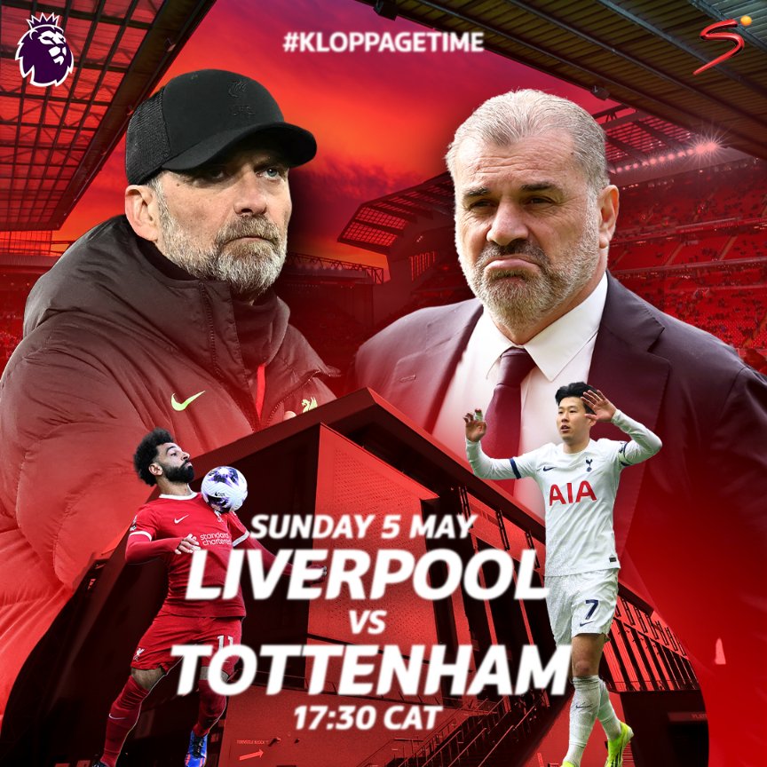 With both their title hopes derailed, Liverpool will host Tottenham Hotspurs as they bid for European football. Stay connected to DStv Compact and catch all the #PL action live on @SuperSportTV (Ch. 203).