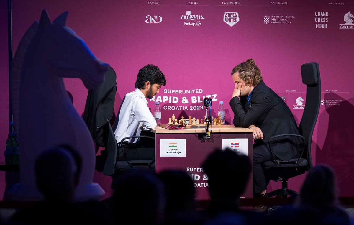 Ready for #SuperbetRapidBlitzPoland?🙂 Magnus Carlsen, Gukesh D, Jan-Krzysztof Duda, Wei Yi, Arjun Erigaisi, Vincent Keymer, Kirill Shevchenko, Nodirbek Abdusattorov, Praggnanandhaa Rameshbabu and Anish Giri will play in the first of three speed chess events of #grandchesstour.…