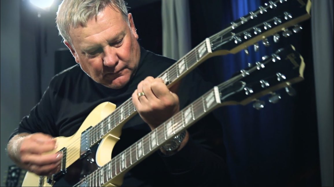 Darkness gives way to light a new way
Stop here for a while until
The world calls you away
Yet you know I’ve had the feeling
Standing with my senses reeling
This is the place to grow old
Till I reach my final day

#Rush #AlexLifeson #LifesonDay