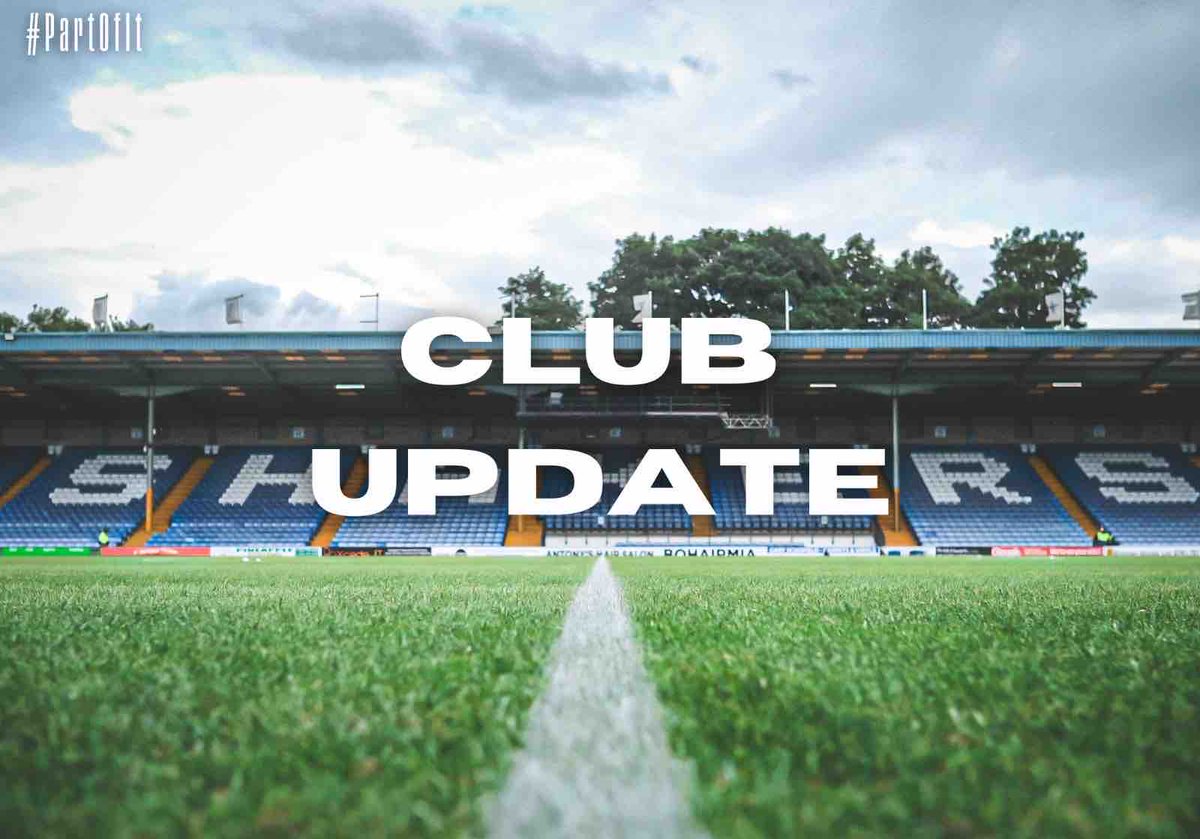 ⚪️🔵 Club Statement: Supporter Behaviour. Read more - buryfc.co.uk/club-statement… #BuryFC