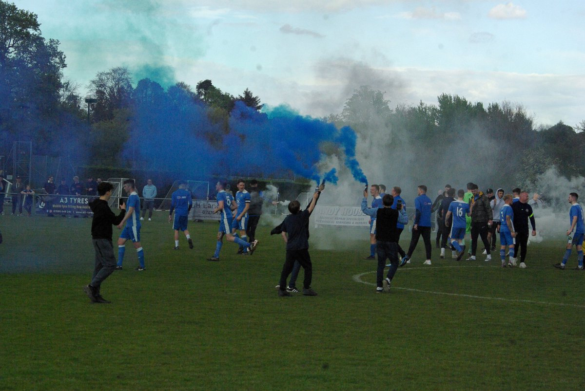 Honoured and delighted to be asked to present the winners' medals to Liphook United Football Club's first team which won the Hampshire Premier League.