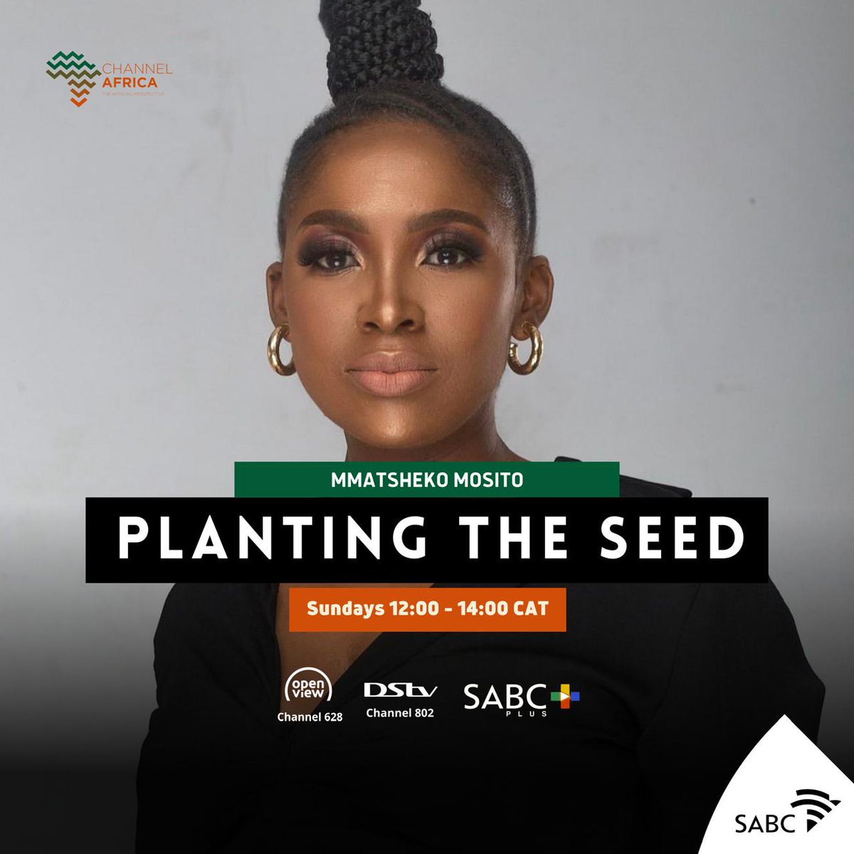 Welcome to #PlantingTheSeed with @MmatshekoMosito your #Agriculture newsletter to all things plants and animal cultivation. 

Tune in: 
@SABCPlus app | DSTV 802| Open View 628
Stream: bit.ly/Listen2Channel…

#ChannelAfrica
