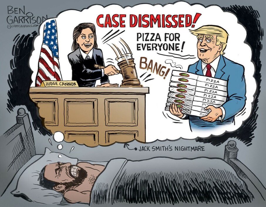 🇺🇸Good Morning X-Land🇺🇸
Jack Smith certainly doesn’t have visions of jailing Trump dancing in his head.
⬇️⬇️
Jack is BUSTED!!!
Thanks @GrrrGraphics for a perfect meme! 😂😂