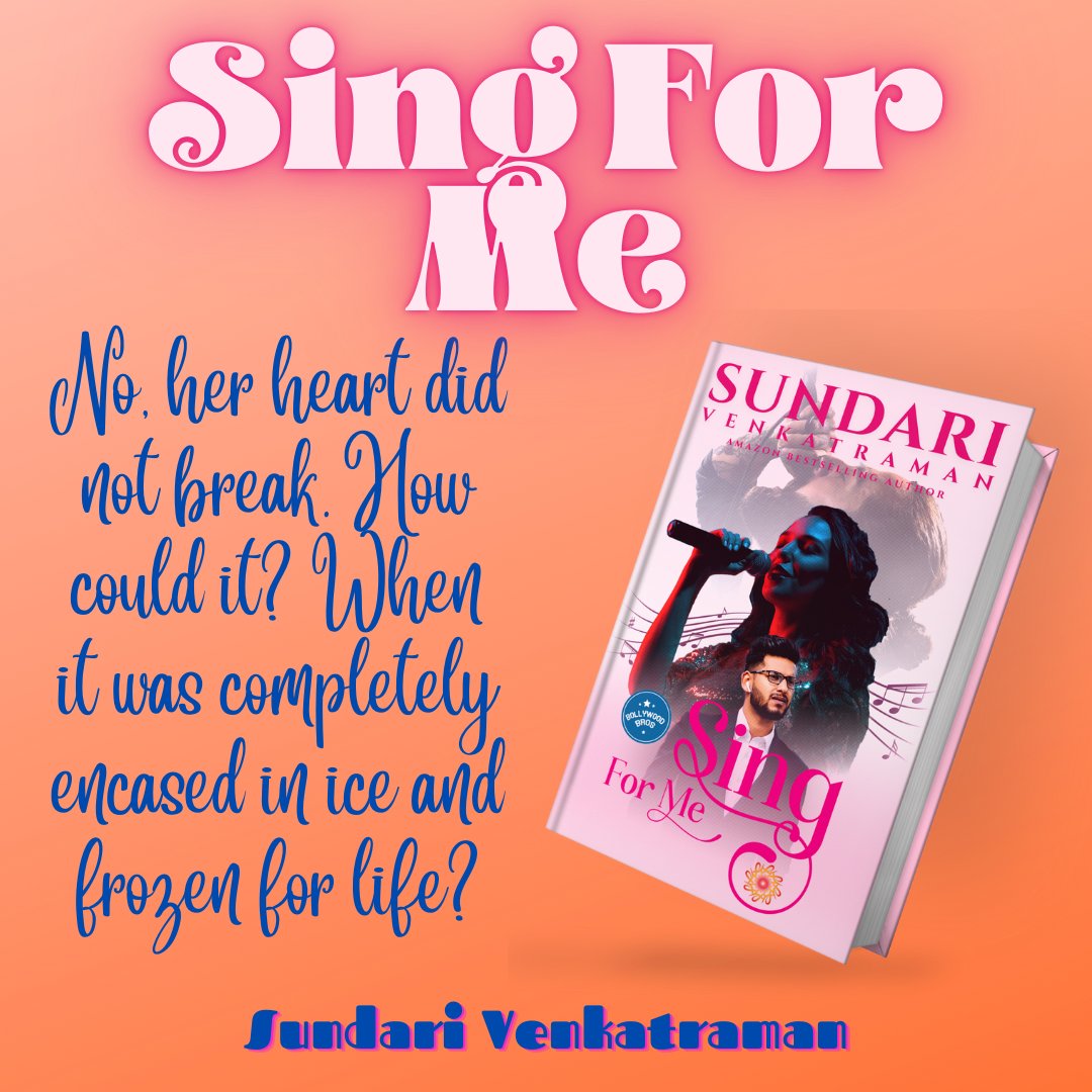 Book no. 61: SING FOR ME (Bollywood Bros 1) #SingForMe #BollywoodBros #romancenovel #Romance #ContemporaryRomance #indiebooksbeseen #bestseller #KindleUnlimited How did I even imagine his eyes were the shade of melting chocolate? More like molten lava! amazon.ca/dp/B0BGMLNP1R