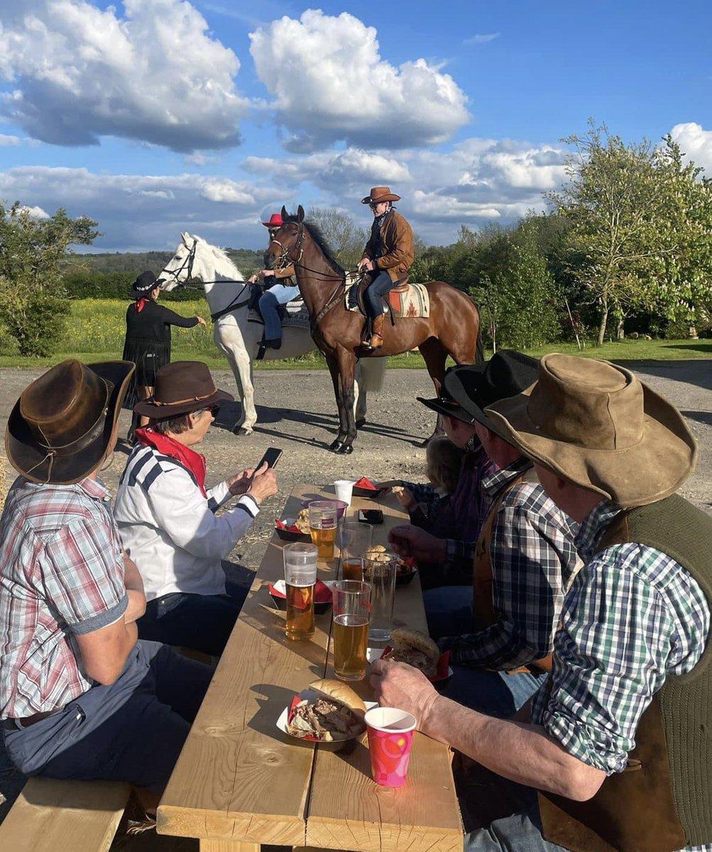 Something for a bit of fun!
Last night, superstars Hidden Charmer and Tab’s lovely grey Glen assisted Gareth and I in pulling off a fancy dress surprise at my sister’s 40th birthday party.
The boys were brilliantly behaved, we had a lot of fun, and the sun shone!#teamCHE