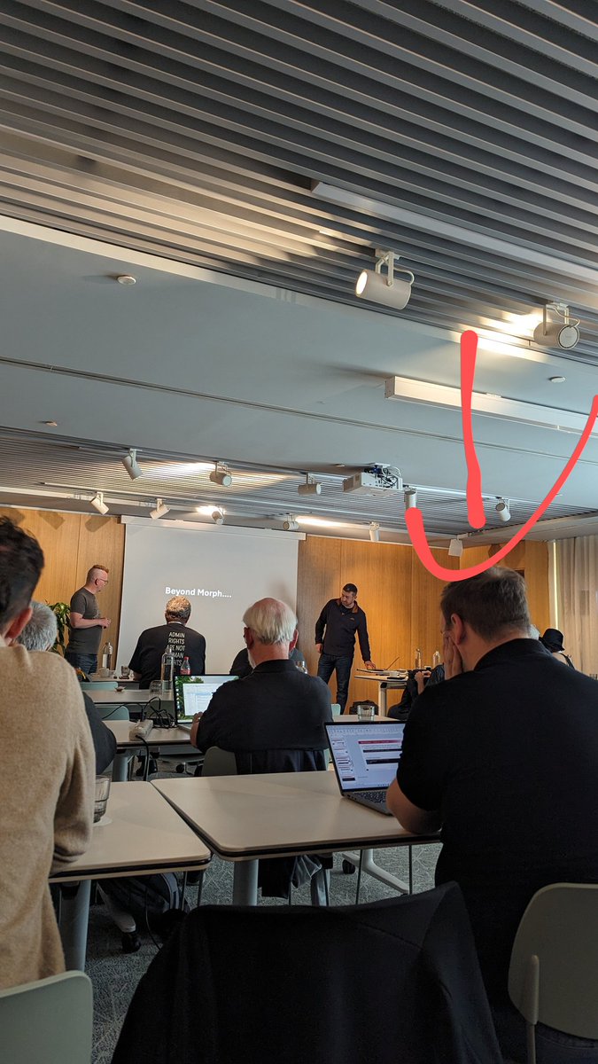 Jan Hendrik Meier (@jhmeier) on Twitter photo Last Session <a href="/E2EVC/">E2EMVC EUC Ai Virtualization Cloud Conference</a> before #GeekSpeak - <a href="/JimMoyle/">Jim Moyle</a> and <a href="/ChrisJMarks/">Chris Marks</a> giving awesome #PowerPoint tips - the first guy already applies the new skills during the presentation #e2evc Last Session <a href="/E2EVC/">E2EMVC EUC Ai Virtualization Cloud Conference</a> before #GeekSpeak - <a href="/JimMoyle/">Jim Moyle</a> and <a href="/ChrisJMarks/">Chris Marks</a> giving awesome #PowerPoint tips - the first guy already applies the new skills during the presentation #e2evc