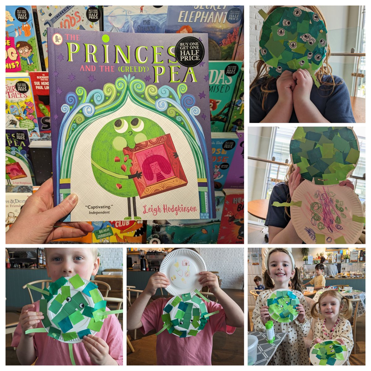 We read The Princess and the (Greedy) Pea for Read and Make today (and laughed A LOT!) then made our own very greedy peas! A hilarious twist on the well-known tale, told in the style of There Was an Old Woman Who Swallowed a Fly - this is so much fun!