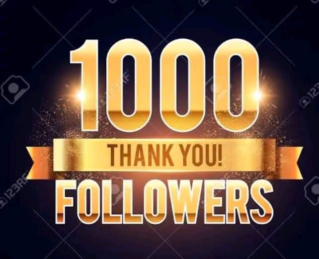 Alhamdulillah 1K Followers Completed.❤️😍
Thank you all 🙏☺️ 
#1kFollowers
