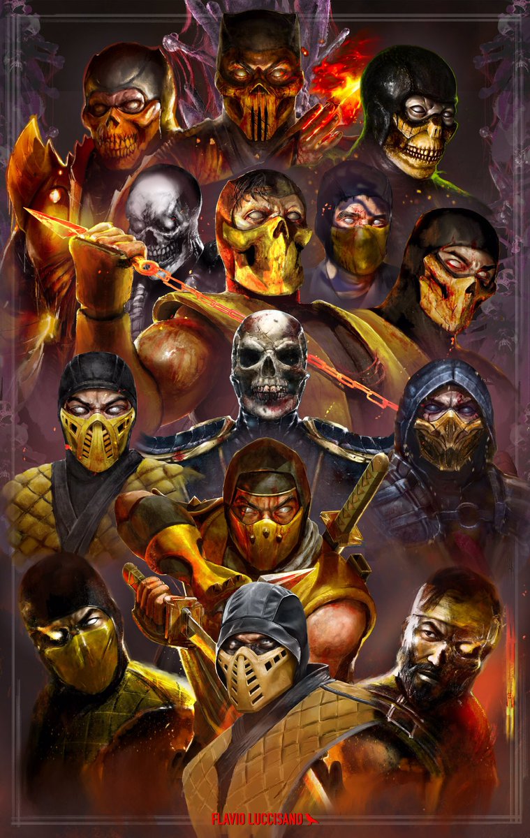 Unleashing a new iteration of the Scorpion Chronicles! Behold, an alternate version of yesterday's post, featuring the original fiery hues reminiscent of my Scorpion variations.🔥🐉💀 #MortalKombat #Scorpion @noobde