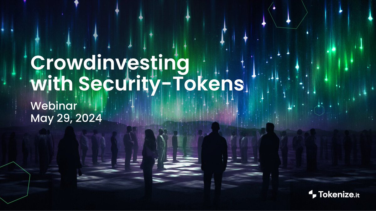 🔥Hot topic: #SECURITYTOKENS
💥Sign up for our free #webinar and learn how legally compliant #crowdinvesting for German #startups with GmbHs works.
RSVP via LinkedIn: linkedin.com/events/crowdin…